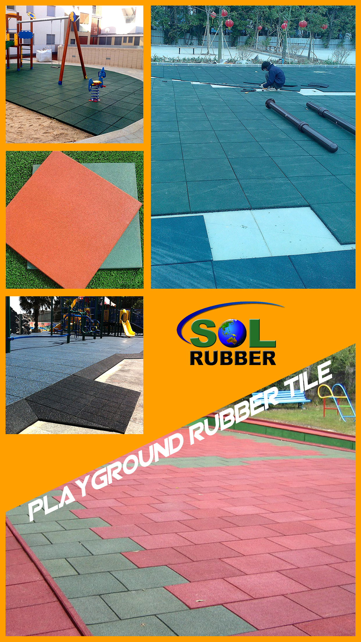 PLAYGROUND RUBBER TILE-4-7
