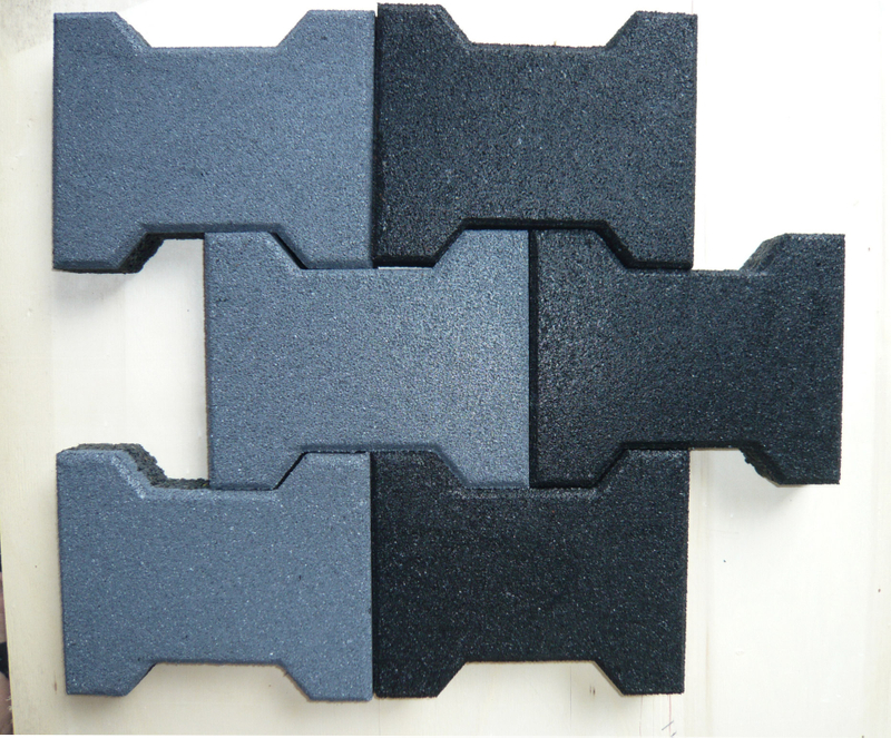 Green Dog Bone Brick Rubber Stable Paver Rubber Brick US$3.00-3