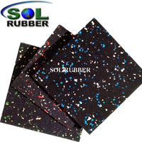Gym Noise Reduction Rubber Flooring