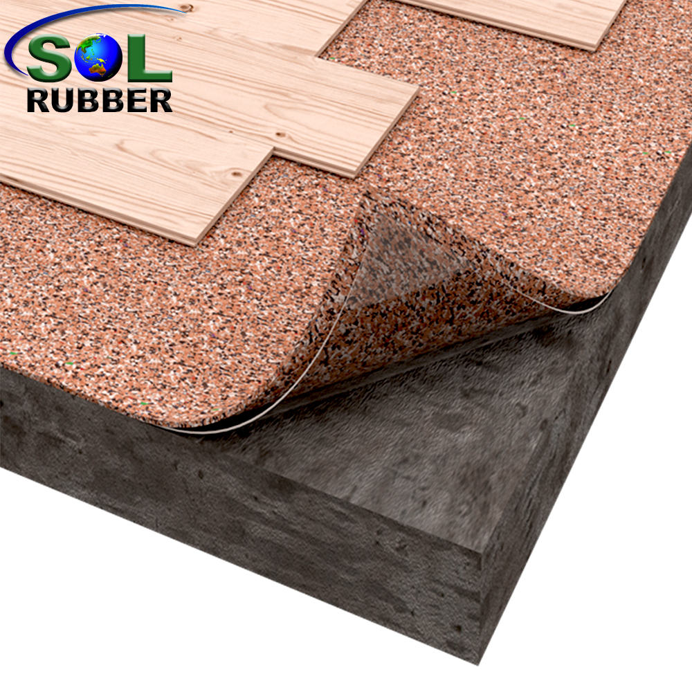 SOL RUBBER acoustic underlayer rubber rolls (10)