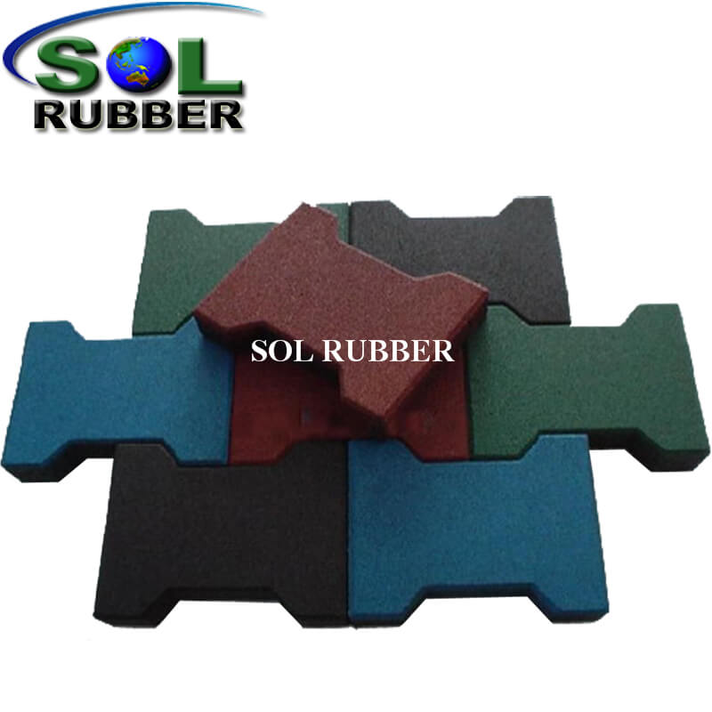 Dogbone rubber mat Rubber Paver 