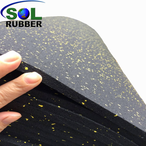 8mm Sound-Absorb Rubber Gym Flooring Matting Rolls