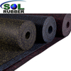 Rubber Rolls Fire Resistance Commercial Gym Rubber Flooring