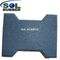45mm Outdoor Sidewalks Rubber Paver 