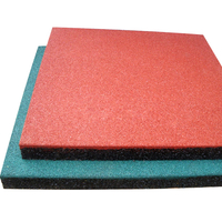 Springy Underfoot Rubber Floor Tile for Playground 