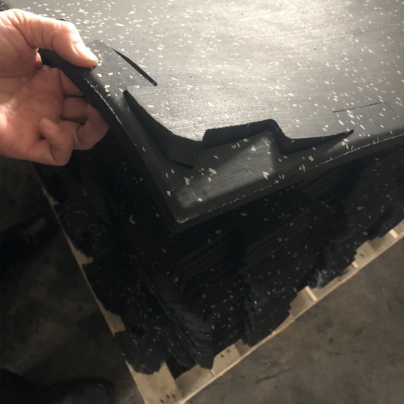 compound Interlock rubber tiles