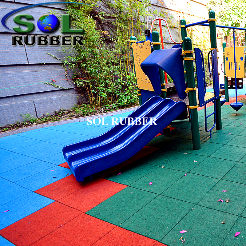 SOL RUBBER playground rubber tile (28)
