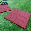 SOL RUBBER outdoor playground safety garden rubber floor tiles mat fine granules