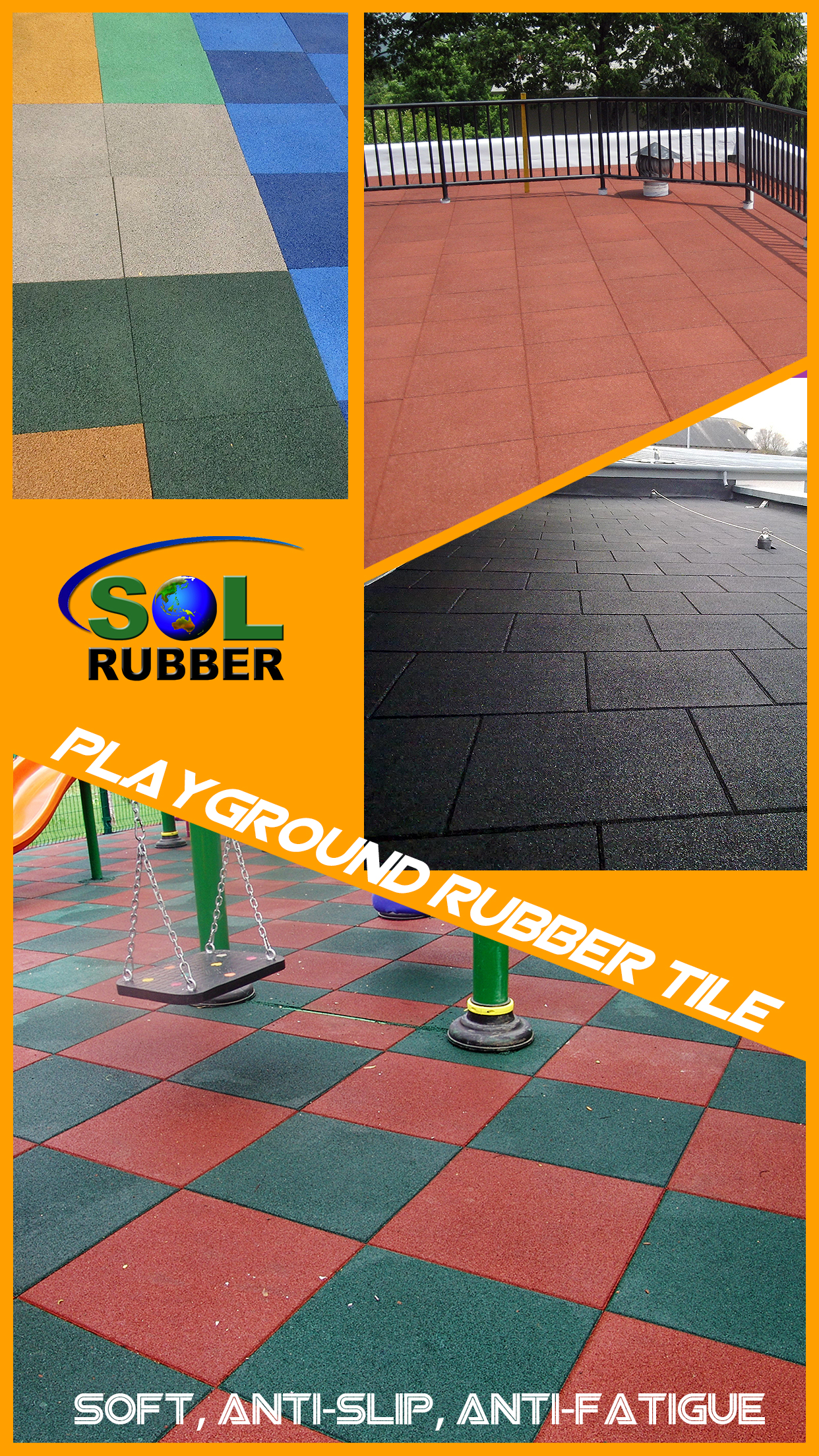 PLAYGROUND RUBBER TILE-4-6