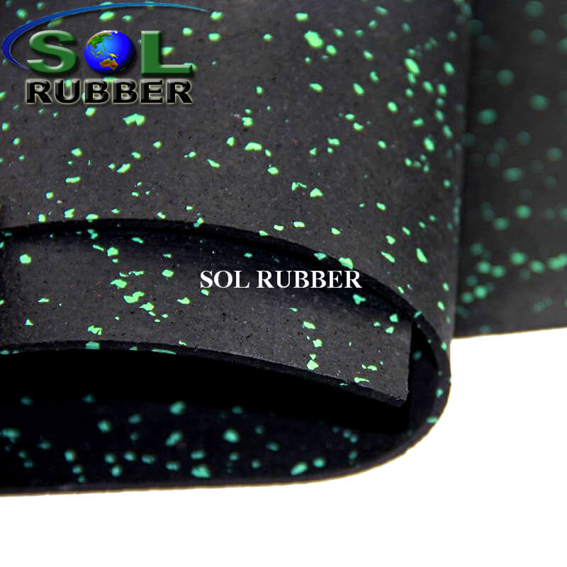 5mm Thickness Environmental Protection Gym Rubber Rolls