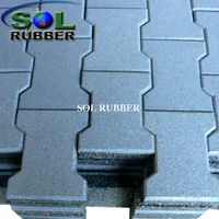 25mm Horse Barn Rubber Paver 