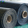 8mm Anti-Slip Customized Brands Printed Gym Rubber Flooring Mat
