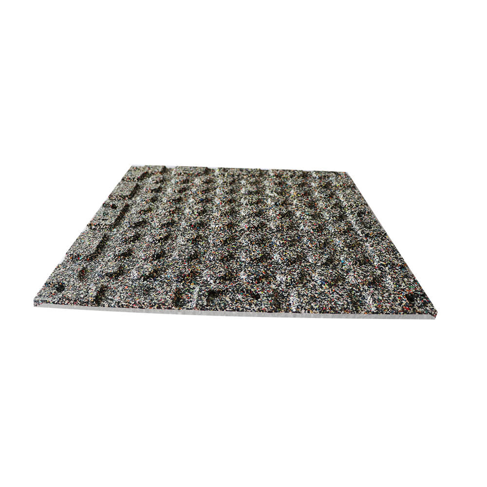 PVC Wear resistance surface Rubber Gym Flooring Tiles with connectors (1)