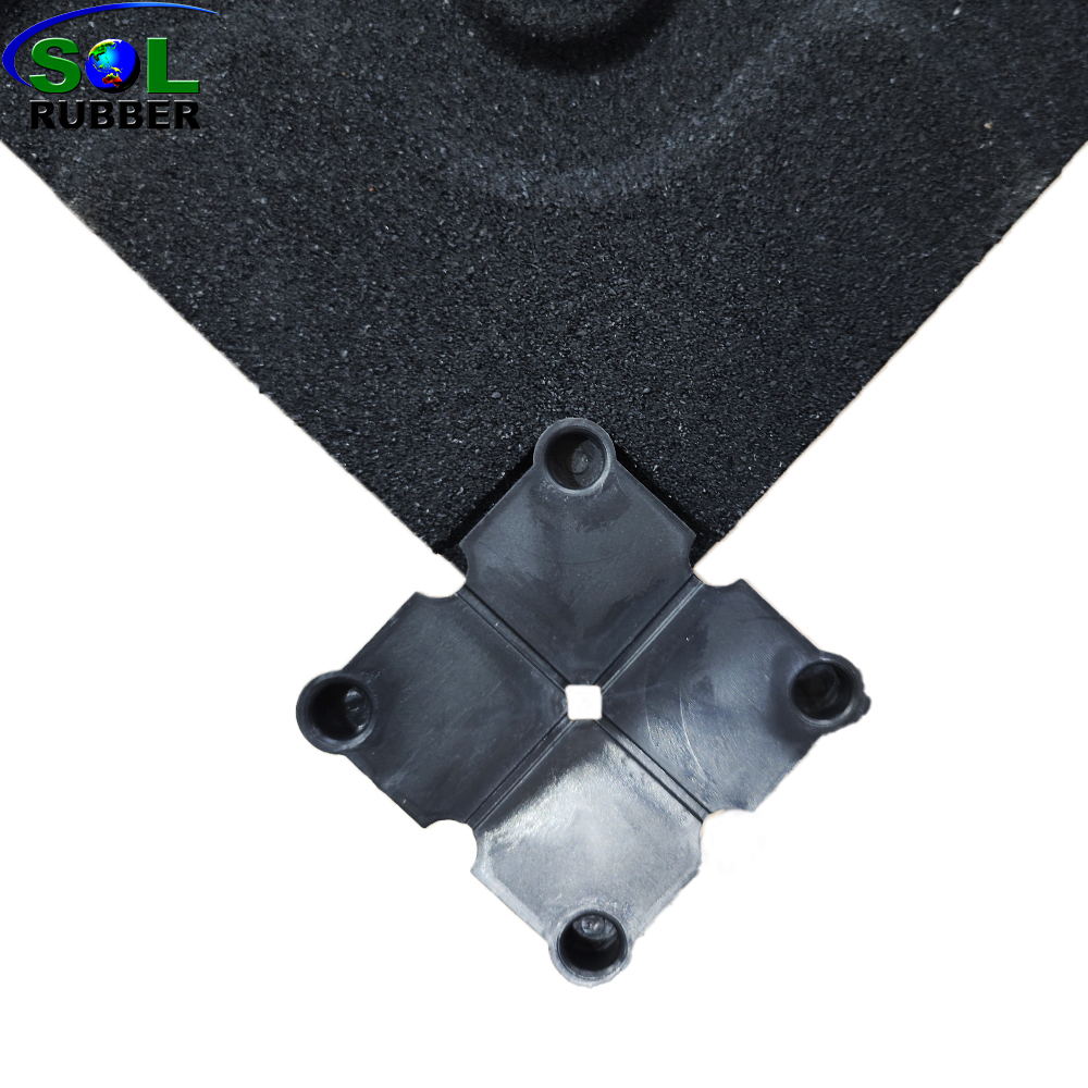 1mx1mx20mm composite 15% WF rubber gym tiles with connectors (1)