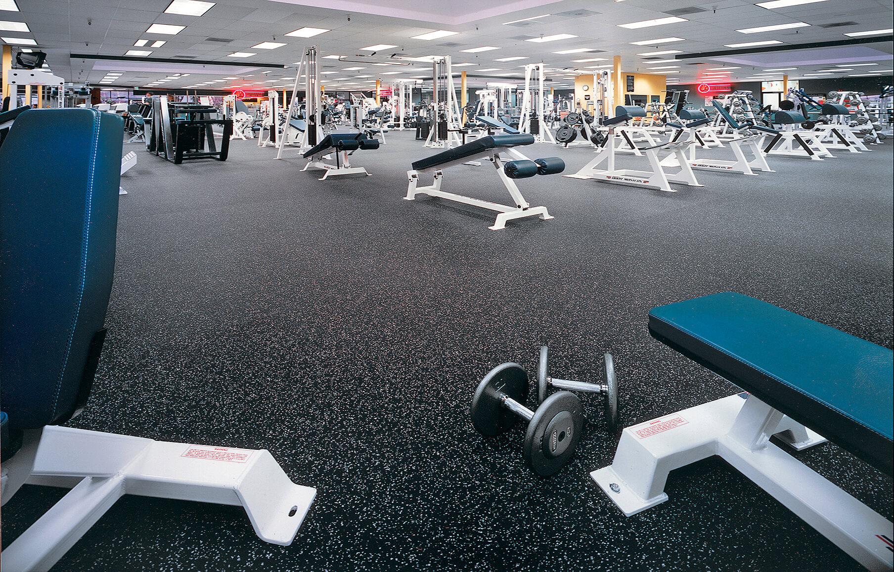 High Density recycling fitness flooring gym (13)