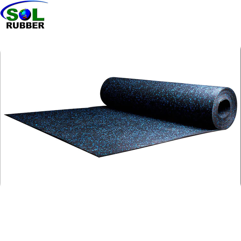 8mm Shock Absorption Sports Training Gym Rubber Mat Protective Flooring Rubber Floor
