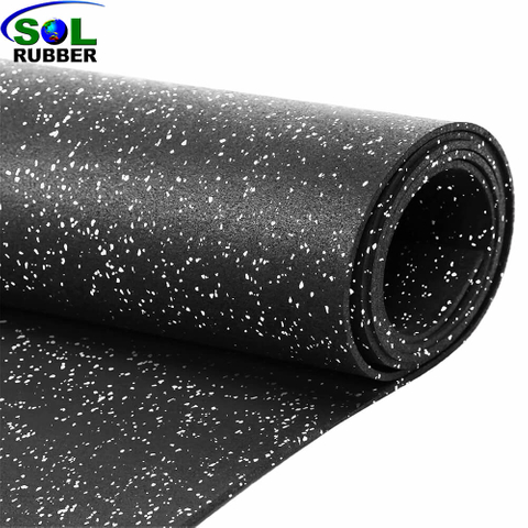 10mm Free Weight area ESSENTIAL RUBBER ROLL For Gym Flooring