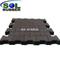 1 3/4" Thickness Black Rubber Paver for Horse 