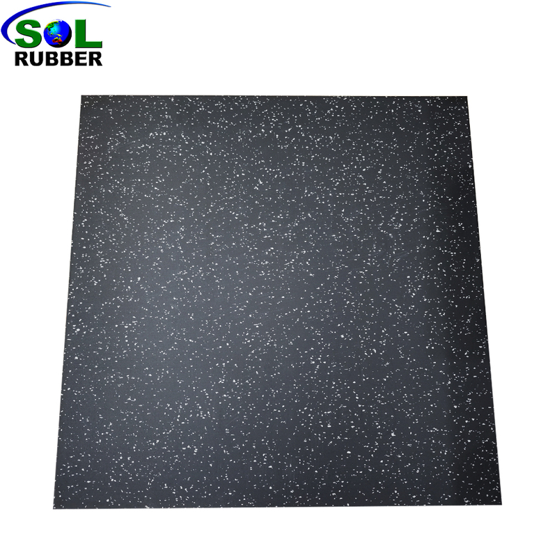 1m X1m gym rubber floor tile 20mm White Epdm For Gym Flooring