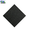 SLGT-White SOL RUBBER Anti-slip Color Rubber Mat EPDM Sports Rubber Flooring Tiles Gym Equipments