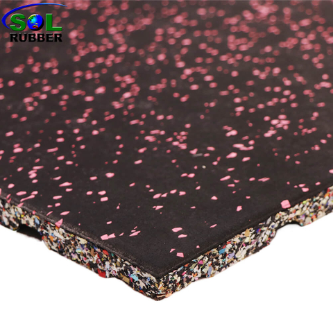 20mm Commercial Fitness Equipment Rubber Floor Mats For Gym