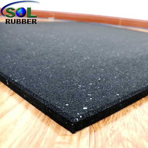 1m x 1m Non-slip Rubber Flooring Gym For Cardio Areas