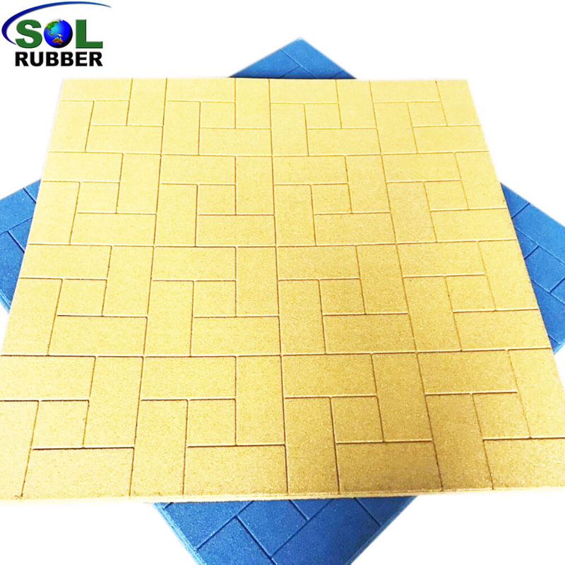 1m*1m 30mm Thick Unique Design Horse Stable Rubber Mat