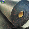 6mm 8mm Fitness EPDM Flecks Anti-Slip Garage Gym Rubber Flooring Roll