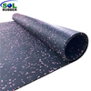 Commercial Fitness Flooring Crossfit Gym Rubber Rolls Floor 