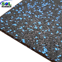 Noise Insulating Premium EPDM Rubber Gym Roll Flooring Mat