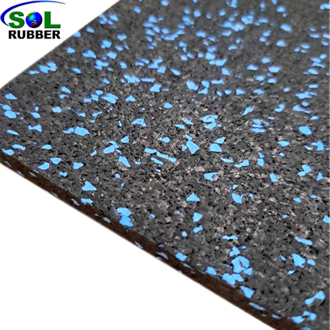 Noise Insulating Premium EPDM Rubber Gym Roll Flooring Mat
