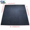 SOL RUBBER EPDM Flecks Fitness Interlock Gym Flooring Rubber Tile Mat