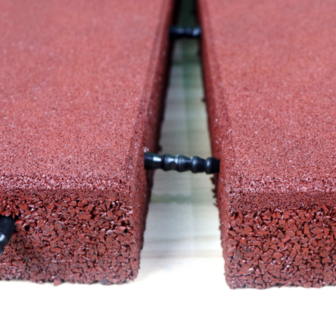 40mm Children Protection Outdoor Gym Rubber Flooring Tiles