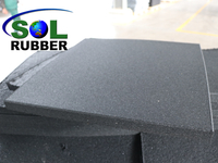 Anti-Slip Home Commercial Fitness Gym Flooring Rubber Tiles