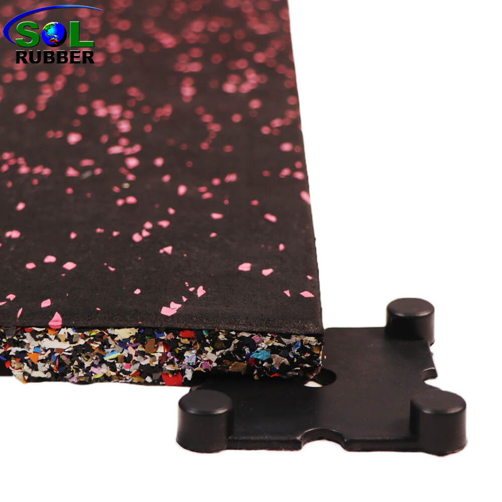 20mm Commercial Fitness Equipment Rubber Floor Mats For Gym