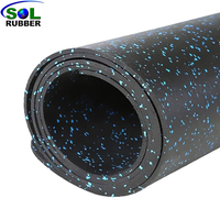 Commercial EPDM Gym Floor Mat Protective Rubber Flooring Rolls for Gym Use