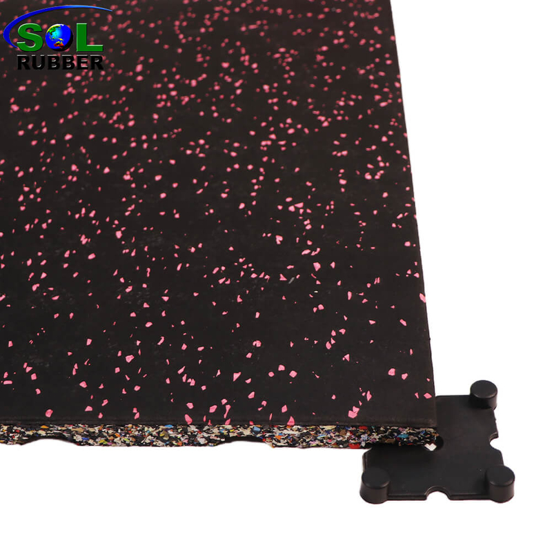 20mm Commercial Fitness Equipment Rubber Floor Mats For Gym