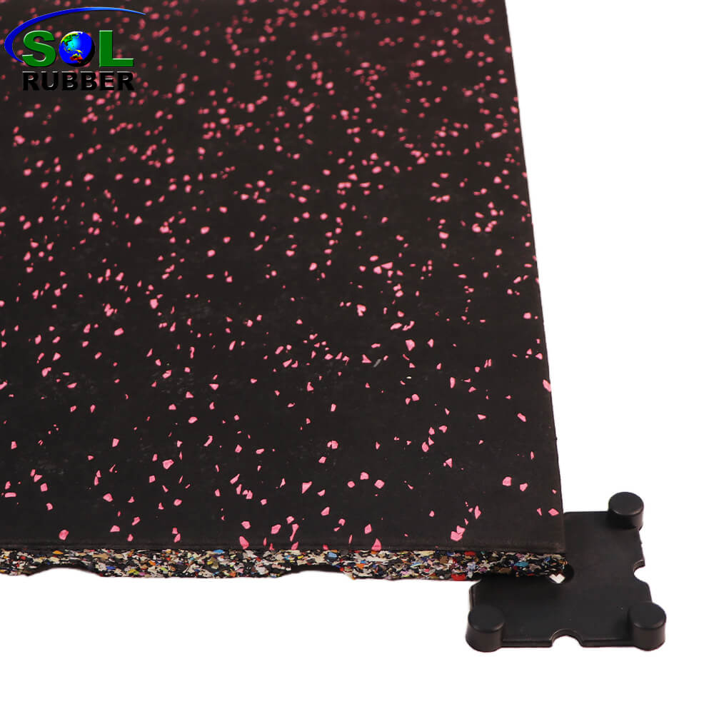 20mm Commercial Fitness Equipment Rubber Floor Mats For Gym