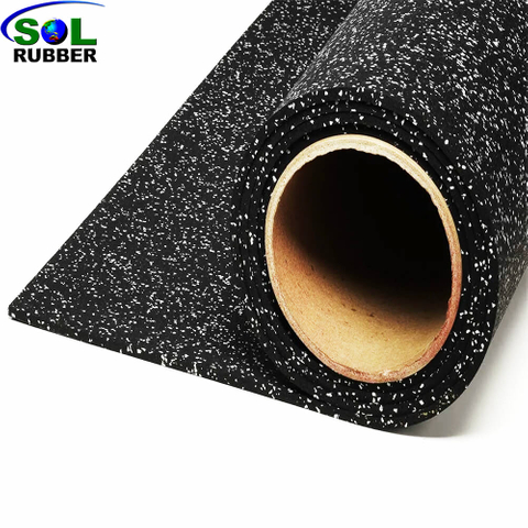 8mm Shock Absorption Sports Training Gym Rubber Mat Protective Flooring Rubber Floor