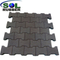 30mm Thickness Stable Playground Dog Bone Shape Rubber Tiles