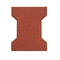 45mm High Quality New Pattern Horse Rubber Tile Paver in Chile