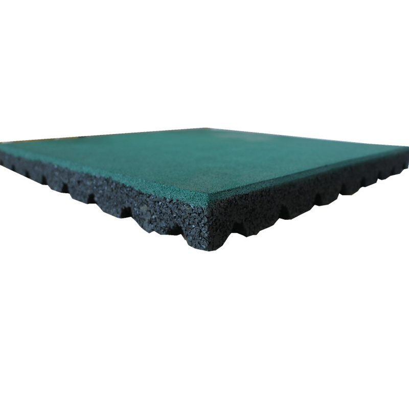 30mm Environmentally Friendly Outdoor grayRubber Floor Tiles