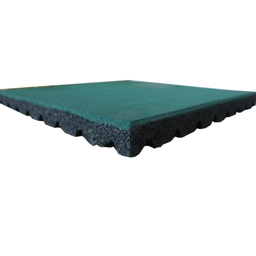 30mm Environmentally Friendly Outdoor grayRubber Floor Tiles