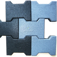 45mm Customized Colors Horse Barn Aisles Rubber Paver