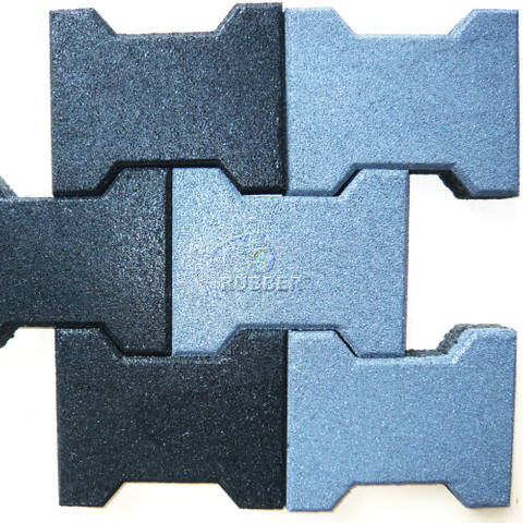 45mm Customized Colors Horse Barn Aisles Rubber Paver
