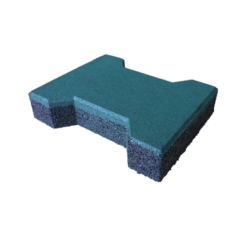 Walkway Safety Horse Interlock Rubber Flooring Paver