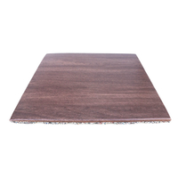 Household Noise Reduction Wood Grain Interlock Gym Rubber Floor Tiles