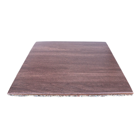 Household Noise Reduction Wood Grain Interlock Gym Rubber Floor Tiles