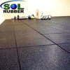 High Density Shock Absorbing Interlocking Rubber Tile Gym Mat