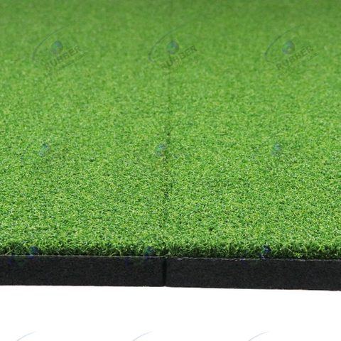 Functional Training Artificial Turf Rubber Flooring Tiles For Gym Room